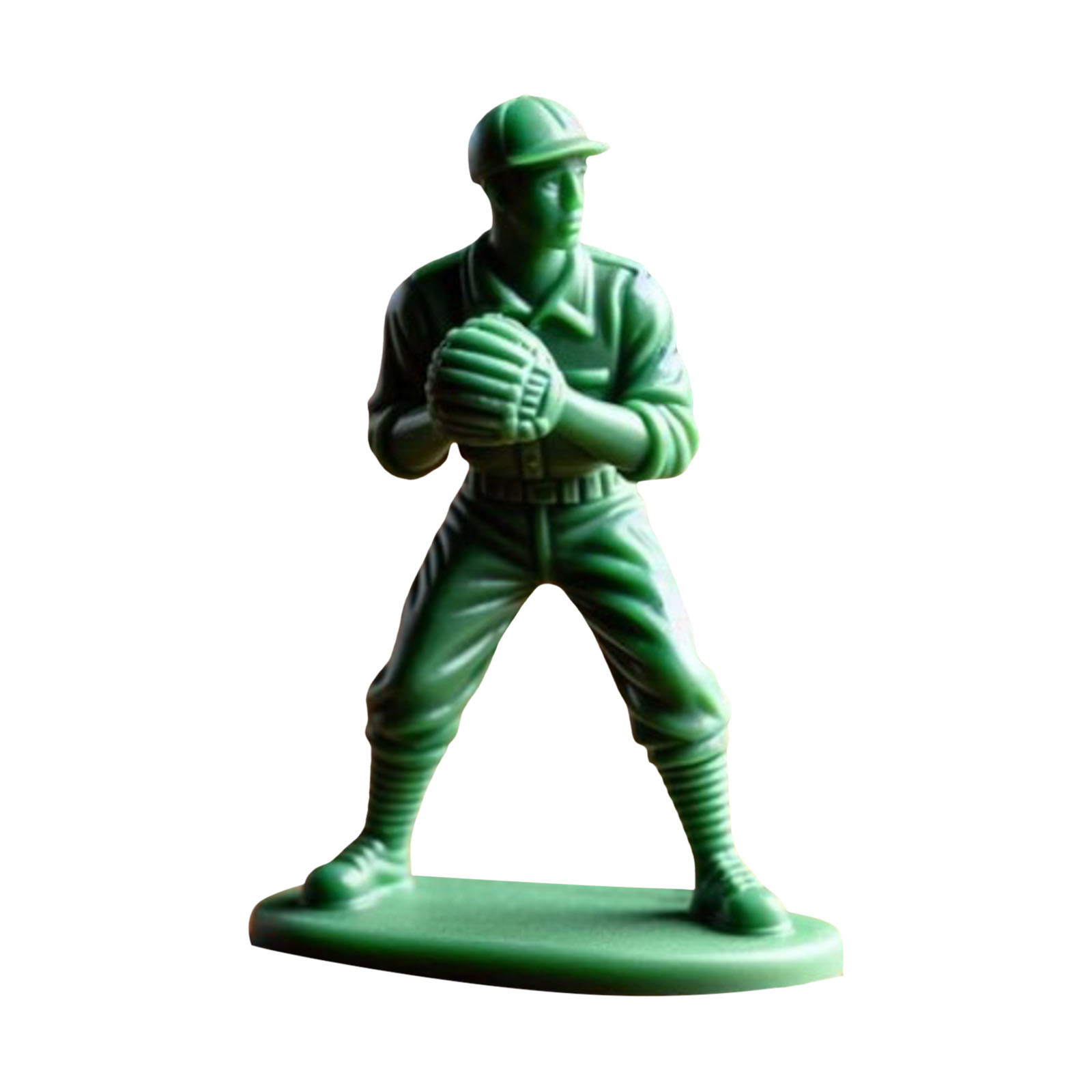 thumbnail image 2 of Set de Juguete Soldado de Béisbol Verde - Mini Estatua, Material Duradero, para Escritorio del Hogar/Decoración de Fiestas/Juego de Niños, 2 of 2
